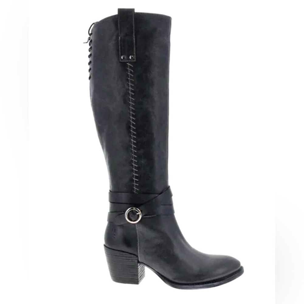 Roan by BED/STU Black Leather Garner Pullup Women's Riding Boots Size 8 NIB
